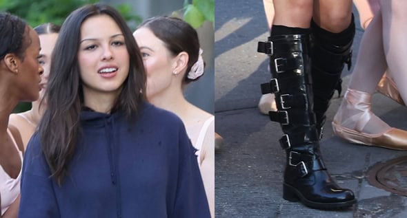 Olivia Rodrigo Swaps Balletcore for Buckles: Her “Rue” Skirt and Moto Boot Combo Explained