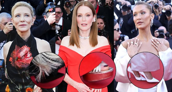 Shoe Highlights From Cannes: Bella Hadid Goes Classic in Prada While Julianne Moore Opts for $450 Loeffler Randall Sandals