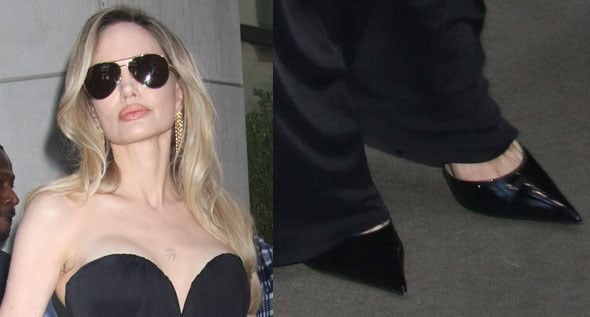 Angelina Jolie Proves Pointed-Toe Patent Pumps Are Still Hollywood’s Ultimate Power Shoe at ‘Couture’ Screening
