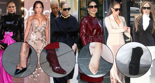 Jennifer Lopez’s ‘Office Romance’ Press Tour Shoes: From 6-Inch Louboutins to Towering Jimmy Choos