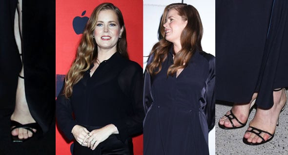 Amy Adams Proves Minimalist Strappy Sandals Never Go Out of Style in Jimmy Choo “Leo” Heels