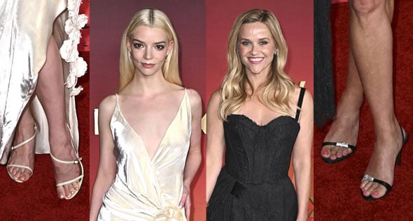 Anya Taylor-Joy (5’6½”) and Reese Witherspoon (5’1½”) Style Opposing Dior and Jason Wu Looks in Giuseppe Zanotti Heels at “Lucky” Premiere