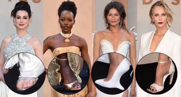 The Odyssey NY Premiere Shoes: Zendaya’s Heel-Less Louboutins, Lupita’s $110 Aldos, Plus Prada & Dior