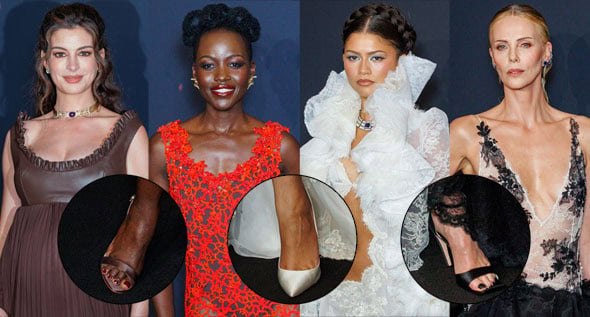 Zendaya, Anne Hathaway & Cast Stun in Custom Louis Vuitton and Dior Heels at ‘The Odyssey’ Paris Premiere